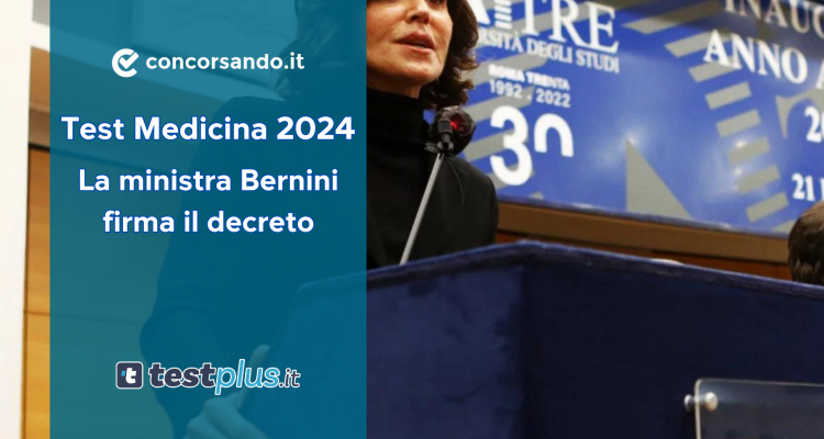 Decreto test di medicina 2024